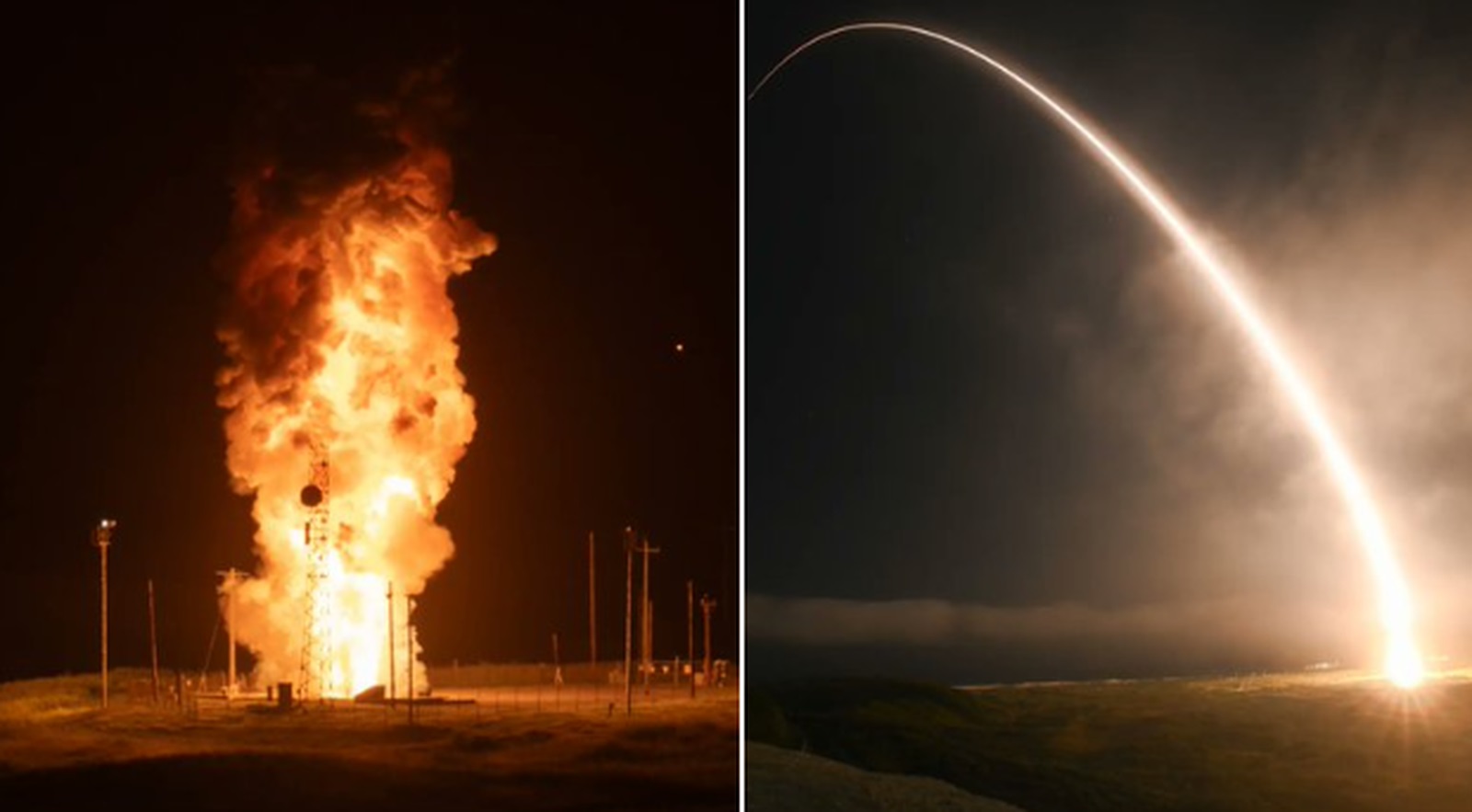 SUA au testat o rachetă balistică Minuteman III în Pacific, într-un exercițiu programat
