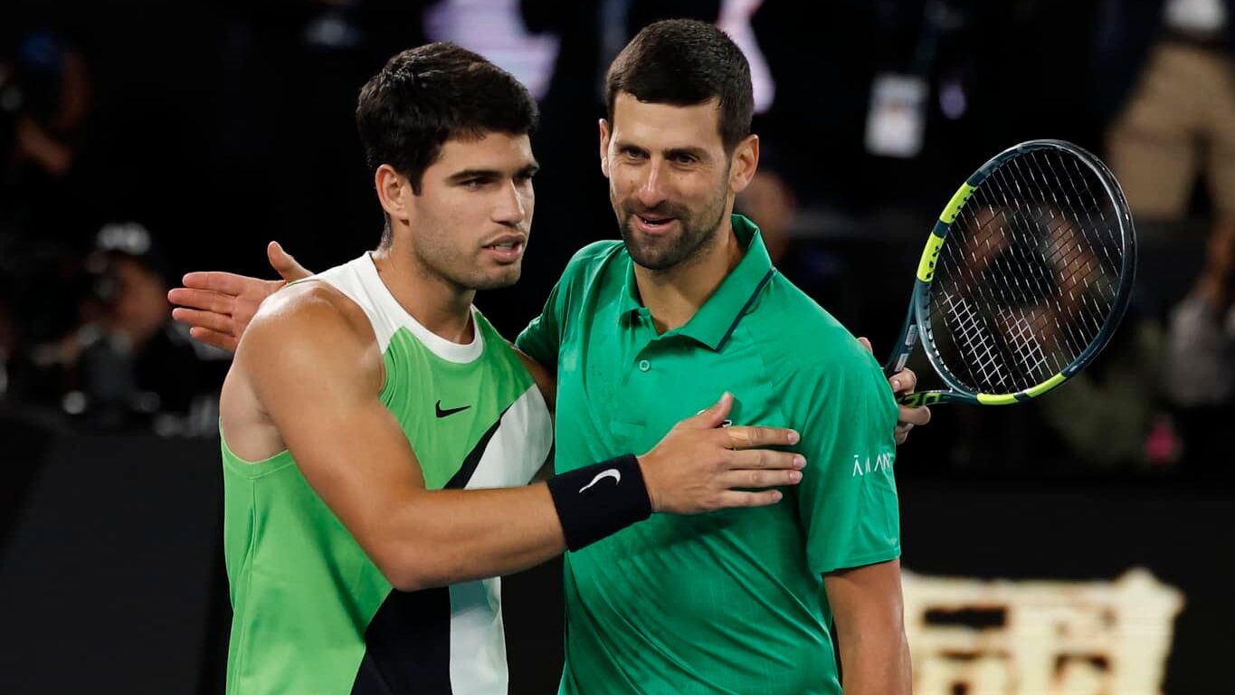 Novak Djokovic și Carlos Alcaraz
