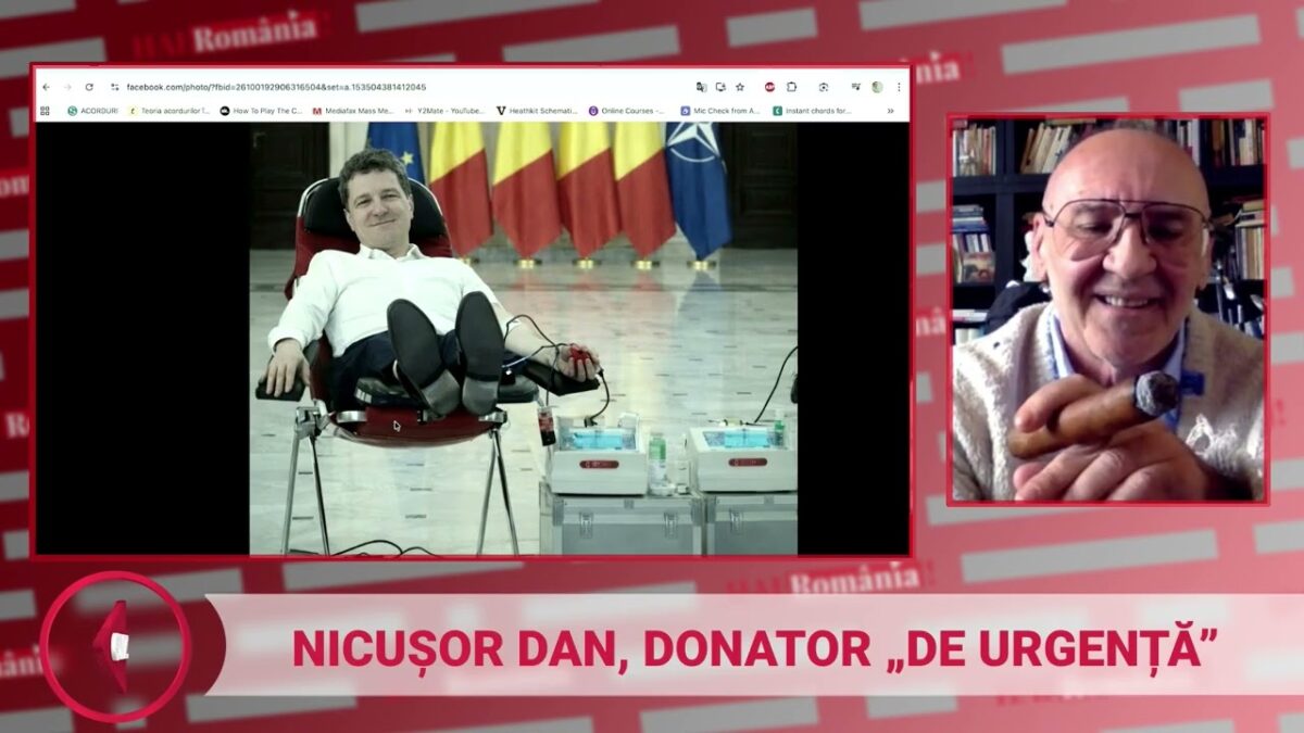 Nicușor Dan, luat peste picior după ce a donat sânge