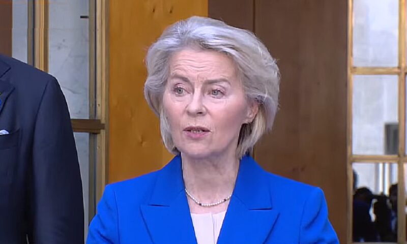 Ursula von der Leyen merge la Vilnius, după incidentele cu dronele