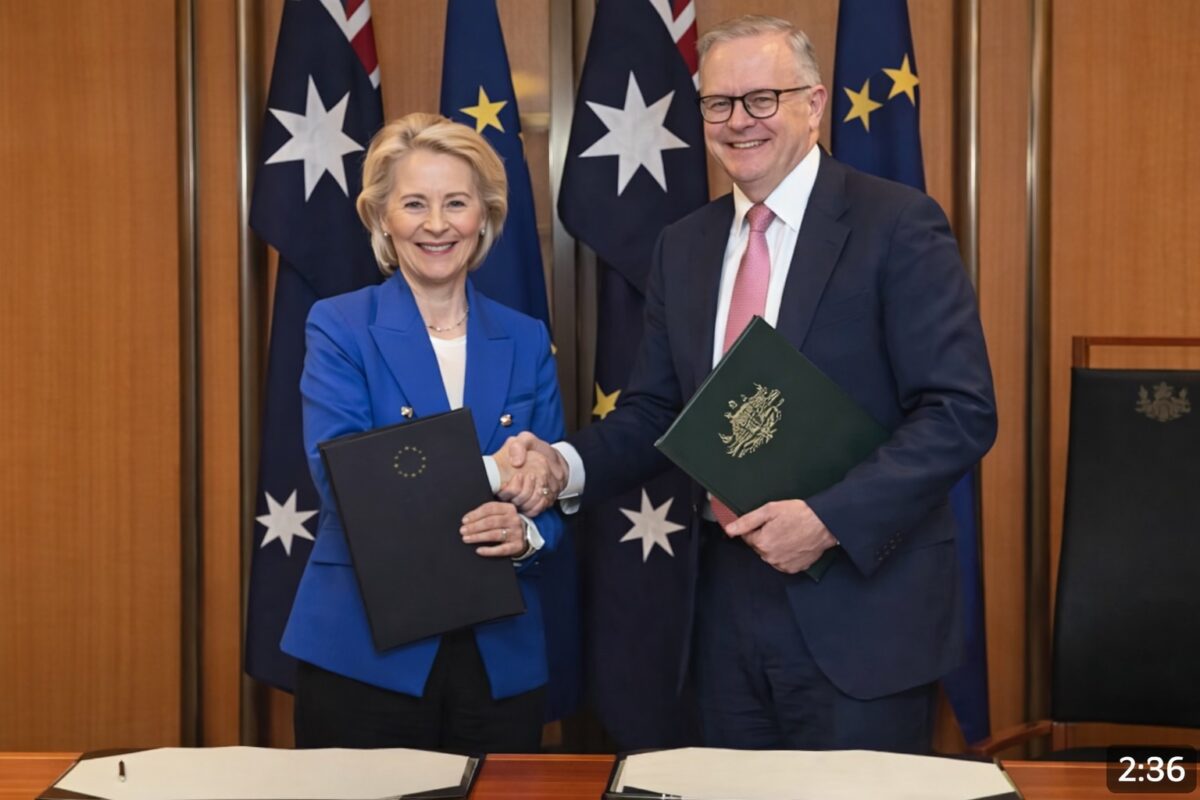 UE și Australia, acord de liber schimb după opt ani de negocieri. Pactul extinde comerțul, energia critică și cooperarea strategică