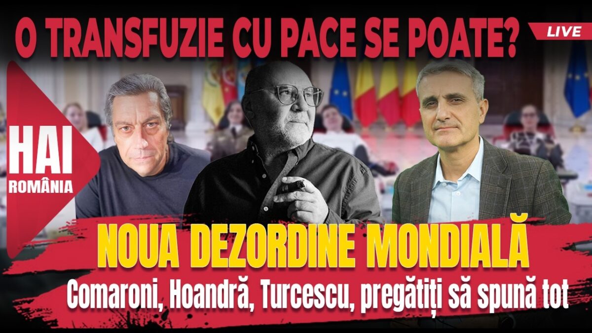 Noua dezordine mondială. Hai LIVE cu Turcescu