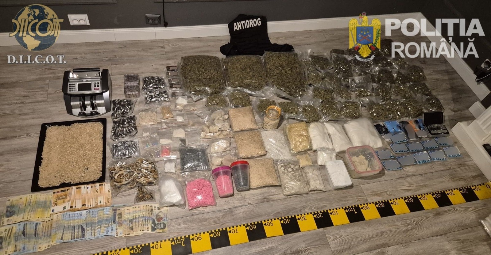 Cel mai grav caz de trafic de droguri din România. Imaginea reală a fenomenului