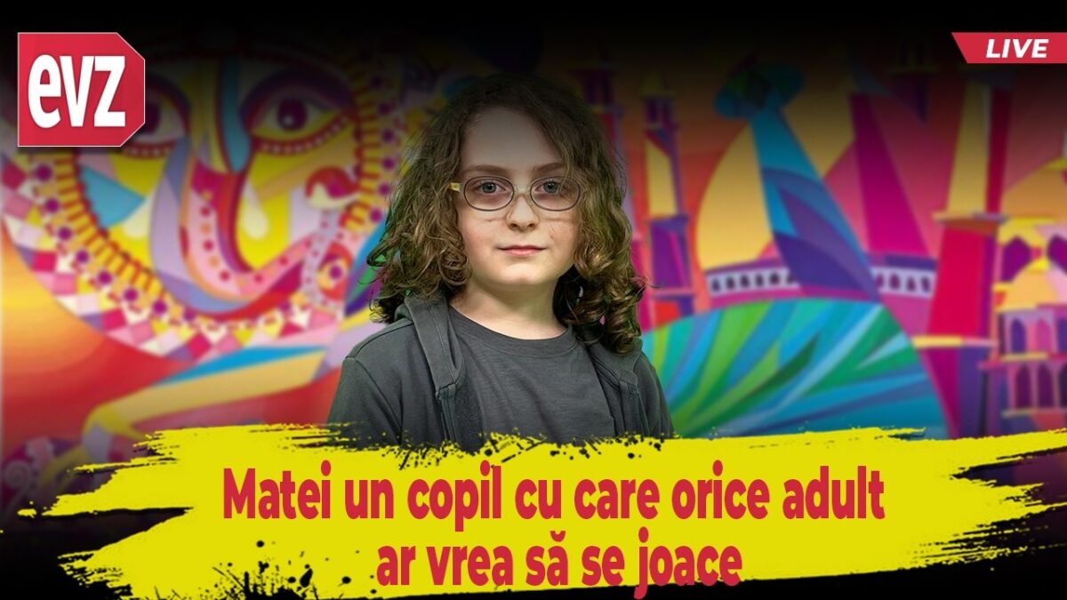 Matei, un tânăr de 10 ani, care dă oricând telefonul și tableta pe o carte bună