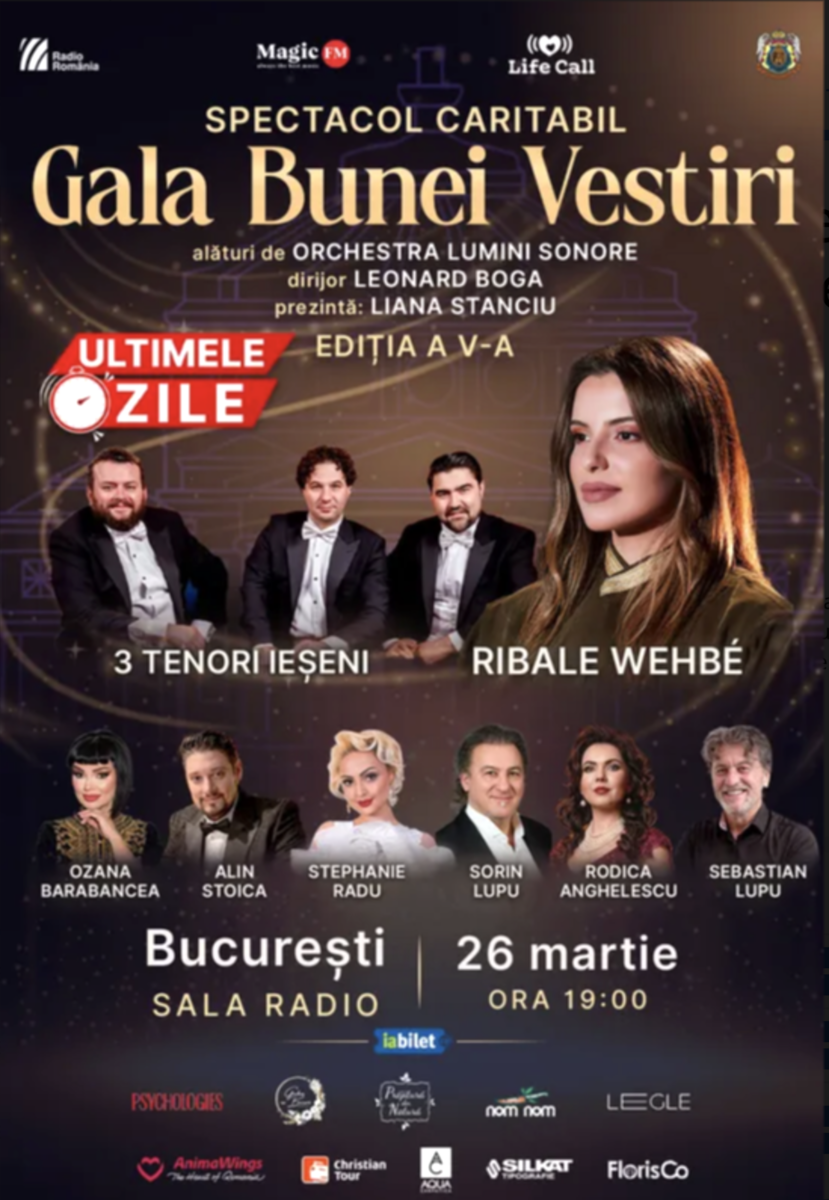 Concertul Caritabil „Gala Bunei Vestiri” la Sala Radio. O seară de muzică dedicată mamelor aflate în dificultate