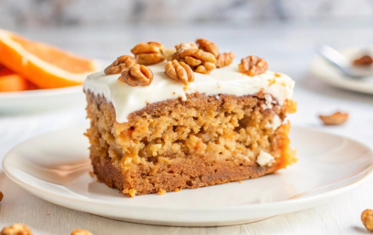 Prăjitură cu morcovi și nuci. O poți pregăti în Postul Mare