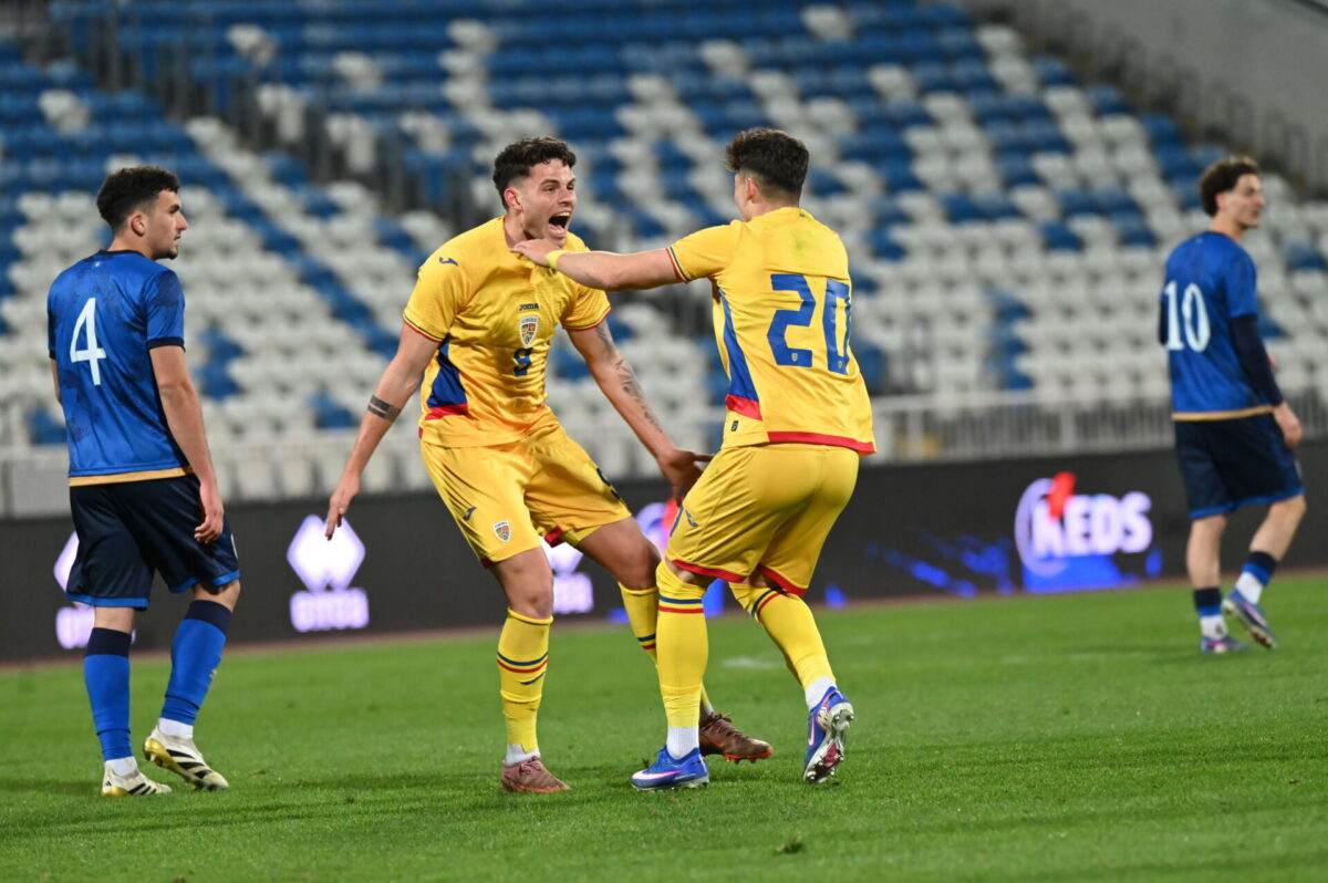 România U21, victorie în Kosovo, scor 1-0, în preliminariile EURO 2027. Cine a fost eroul “tricolorilor mici”