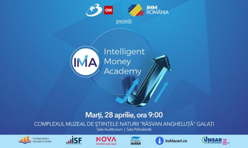 INTELLIGENT MONEY ACADEMY-un eveniment important de business. O zi intreagă cu 200 DE ANTREPRENORI, 10 SPEAKERI DE TOP ȘI 5 WORKSHOPURI PRACTICE