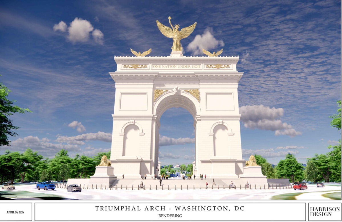 Un nou simbol pentru America, propus de Trump. „Arc de Trump” ar putea avea 76 de metri înălțime