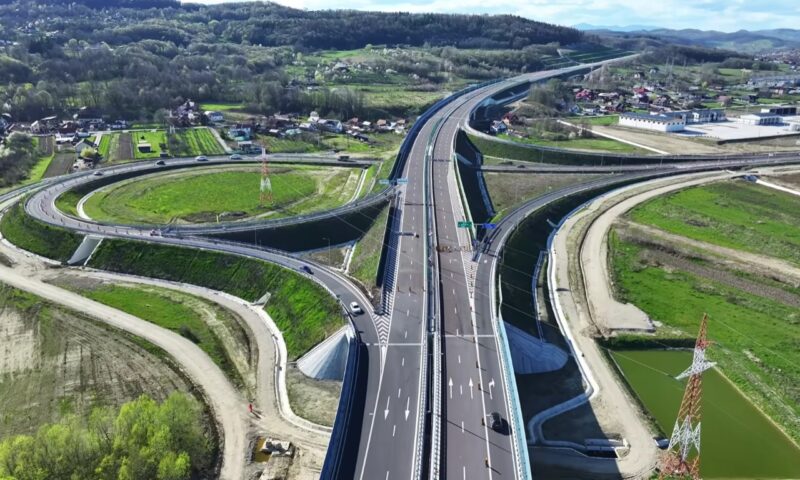 Secțiunea Tigveni - Curtea de Argeș din Autostrada Sibiu-Pitești, aproape de deschidere. Video cu stadiul lucrărilor