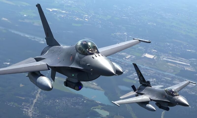 Două avioane F-16 au fost ridicate de la sol după atacurile cu drone din apropierea județului Tulcea, de marți dimineață