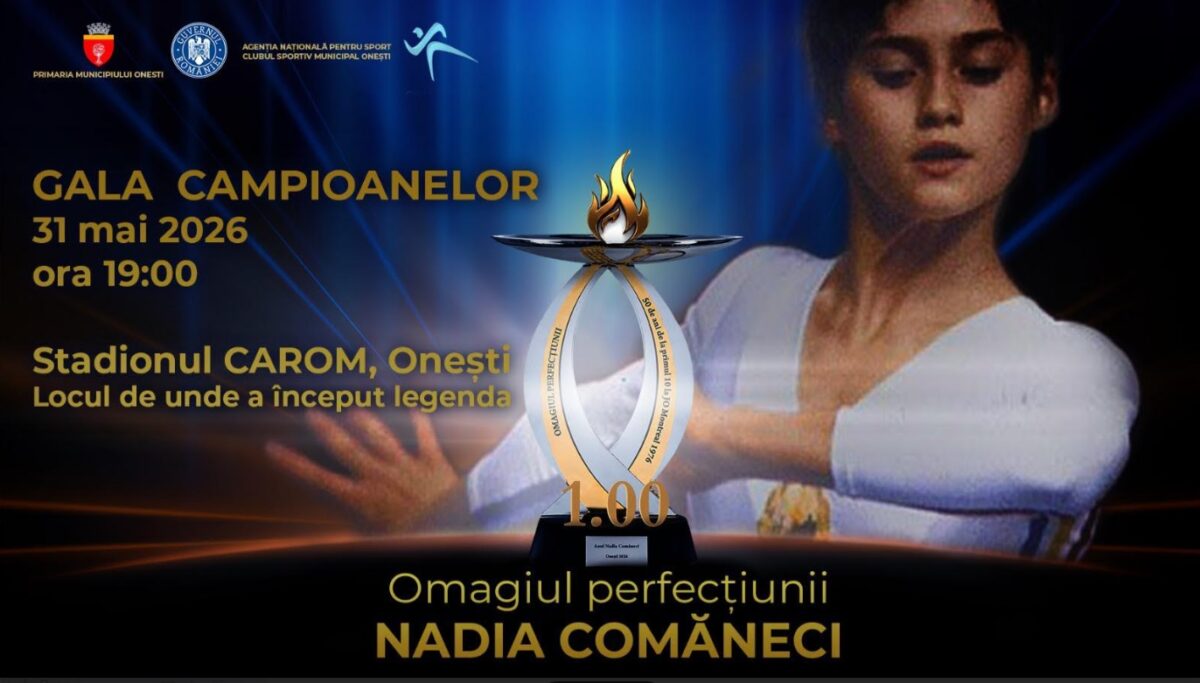 Nadia Comăneci revine la Onești, la 50 de ani de la primul „10 perfect” de la Jocurile Olimpice din Montreal