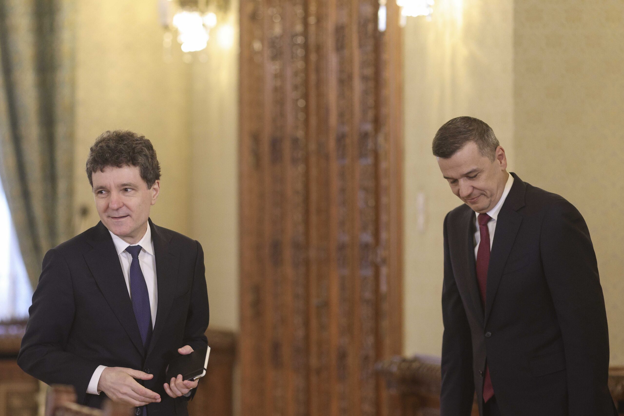 Nicușor Dan, discuții cu liderii coaliției. Grindeanu: „Susținem continuarea coaliției, cu un alt premier”. Bolojan: „Îmi asum mandatul de premier”. Foto/Live Text