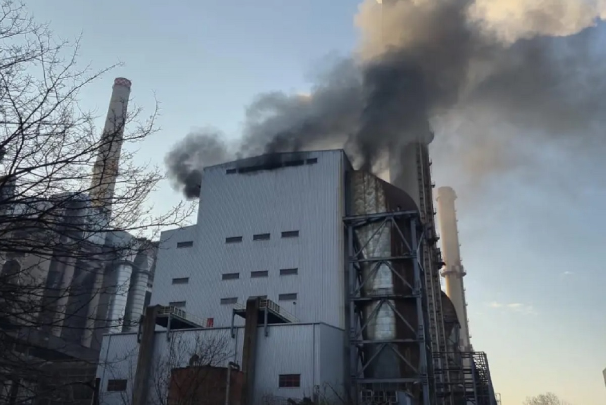 Incendiu la Termocentrala Rovinari. Producția de energie a fost oprită complet