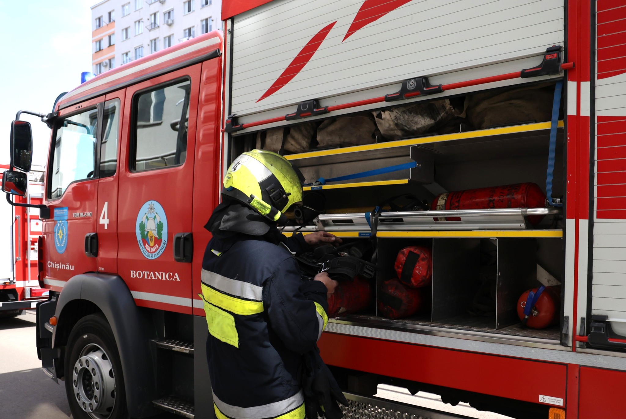 Intervenție incendiu
