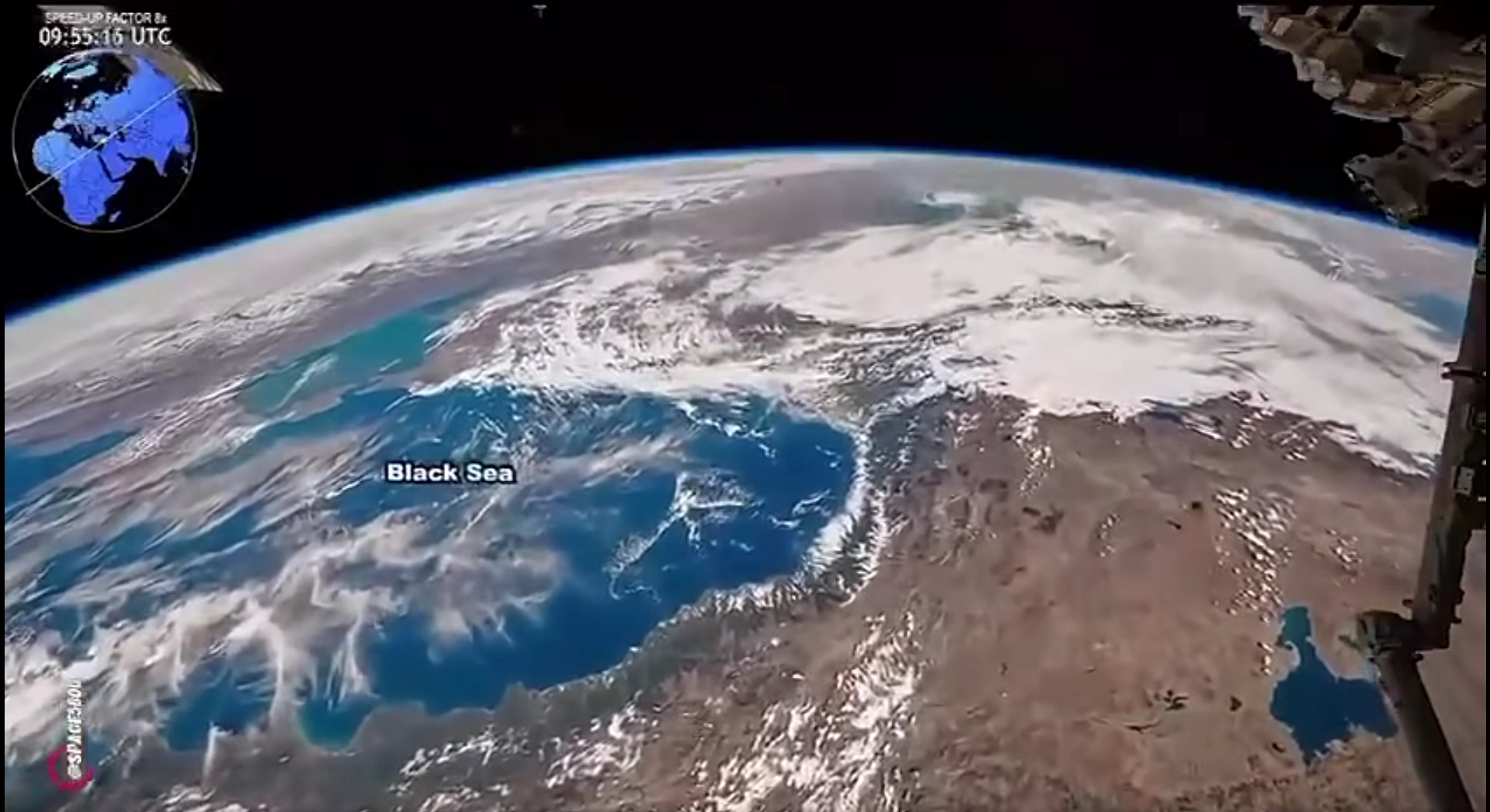 Marea Neagră, văzută din spaţiu. Imagine spectaculoasă publicată de NASA