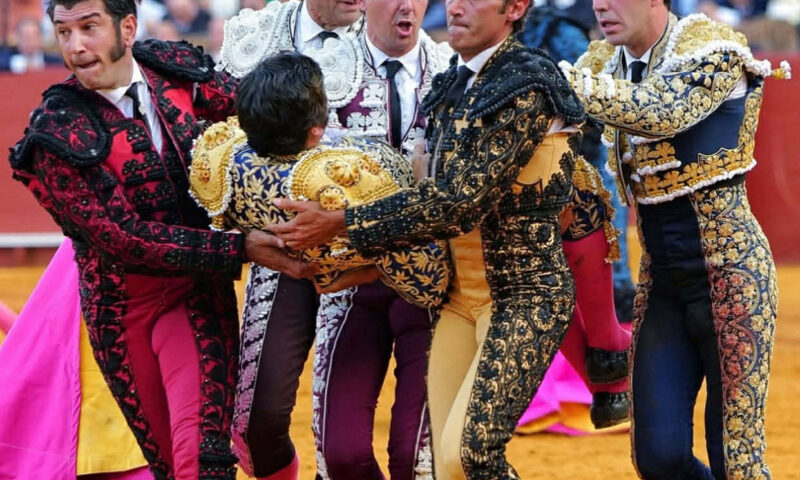 Morante de la Puebla, cunoscut drept „regele toreadorilor”, rănit grav de un taur. Matadorul a fost operat de urgență