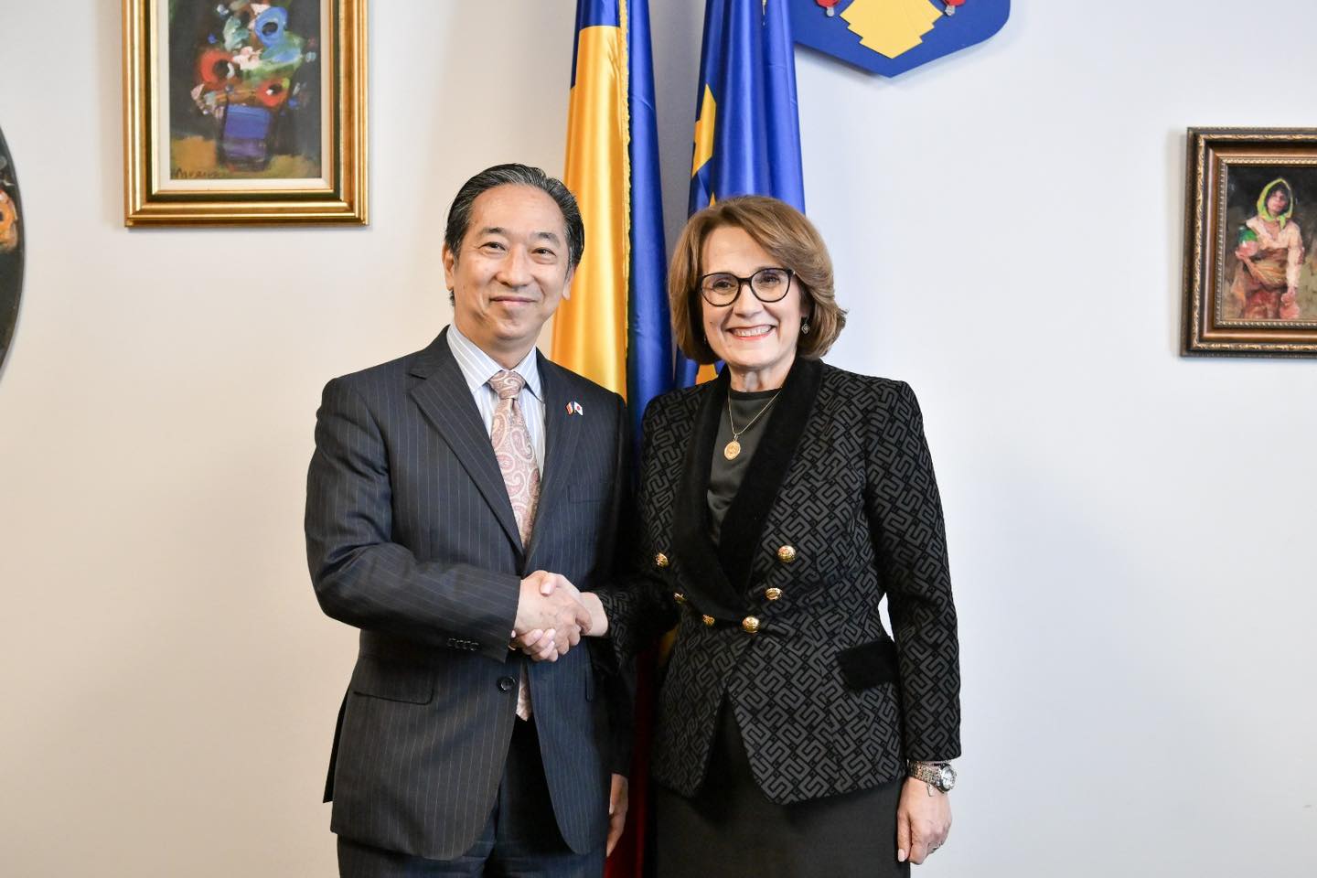 Senatoarea Nicoleta Pauliuc, discuții cu ambasadorul Japoniei în România. Domeniul apărării, printre temele abordate