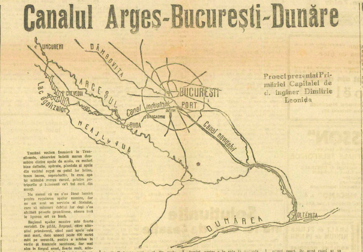Evenimentul Istoric Nr. 97 explică de ce nu a ajuns Bucureștiul să aibă port funcțional care să-l lege de Dunăre