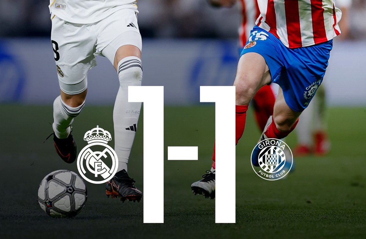 Real Madrid a remizat pe teren propriu cu Girona, scor 1-1, în etapa a 31-a din LaLiga