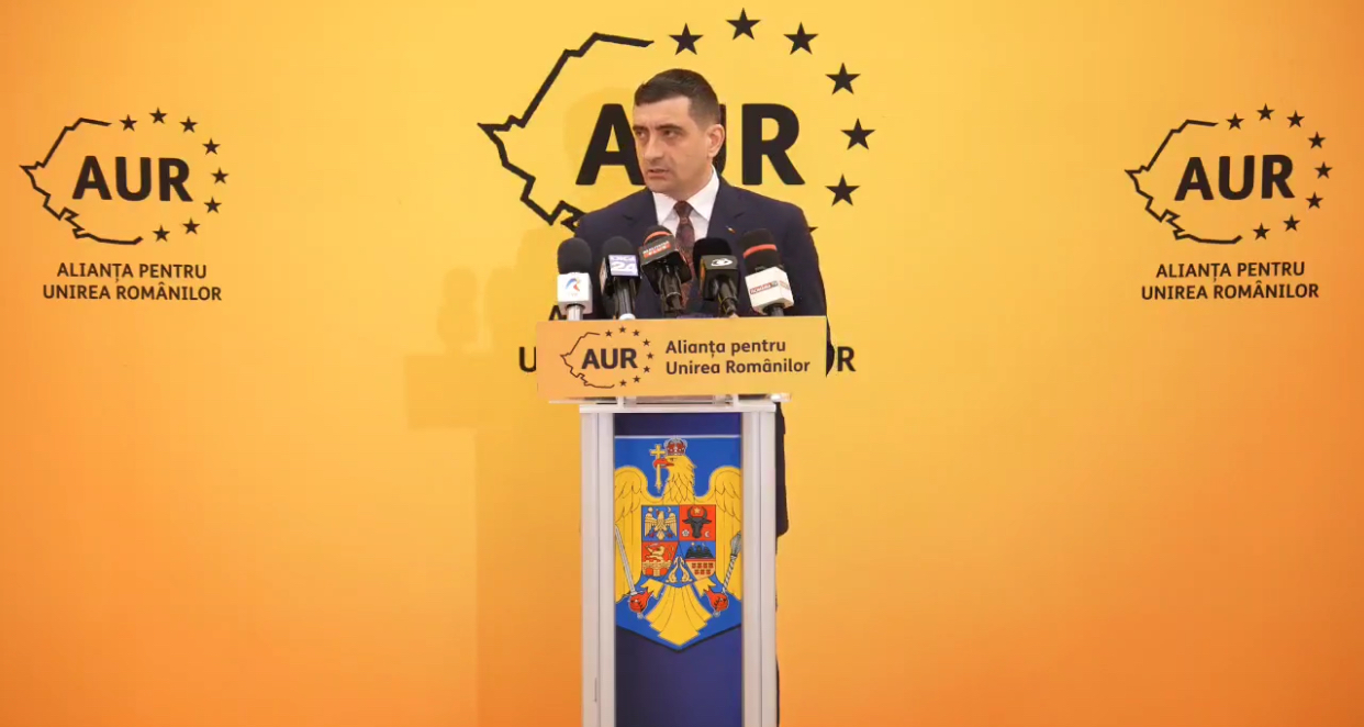 Liderul AUR, George Simion, nu exclude o guvernare cu PSD. Critici pentru Nicușor Dan