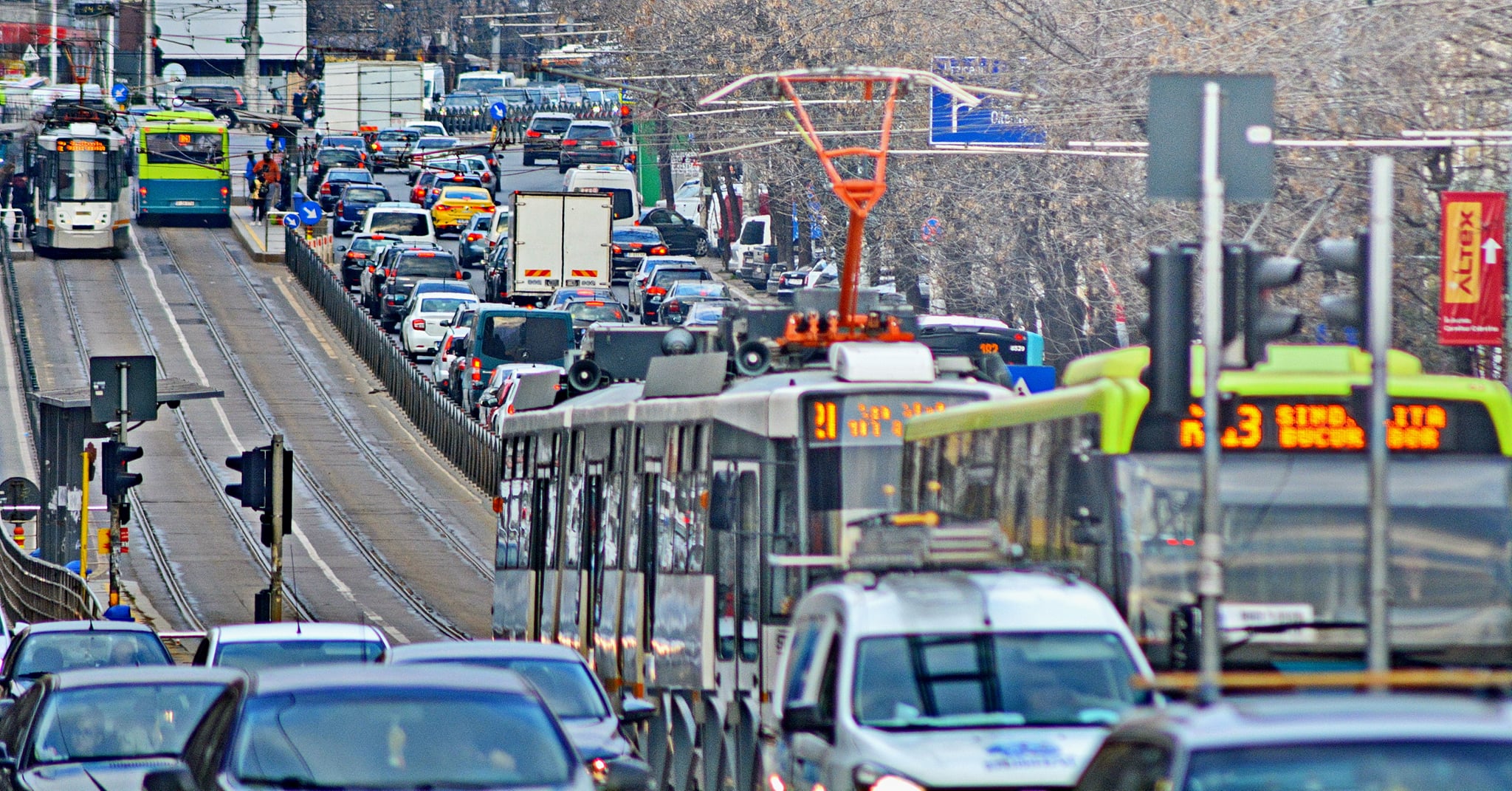 Linia de tramvai 21 din Bucureşti va fi suspendată. Lista modificărilor pe traseele STB