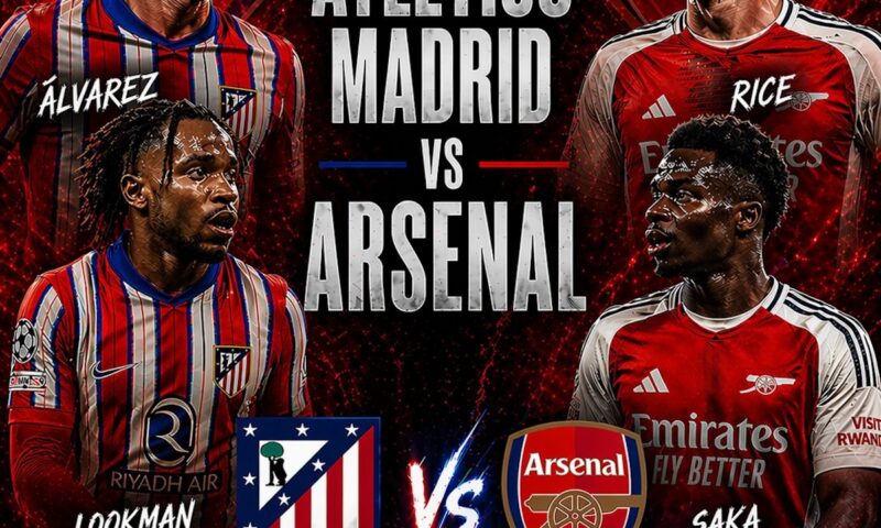 Atletico – Arsenal 1-1: Șah la punctul cu var la Madrid. Calificarea se decide pe Emirates
