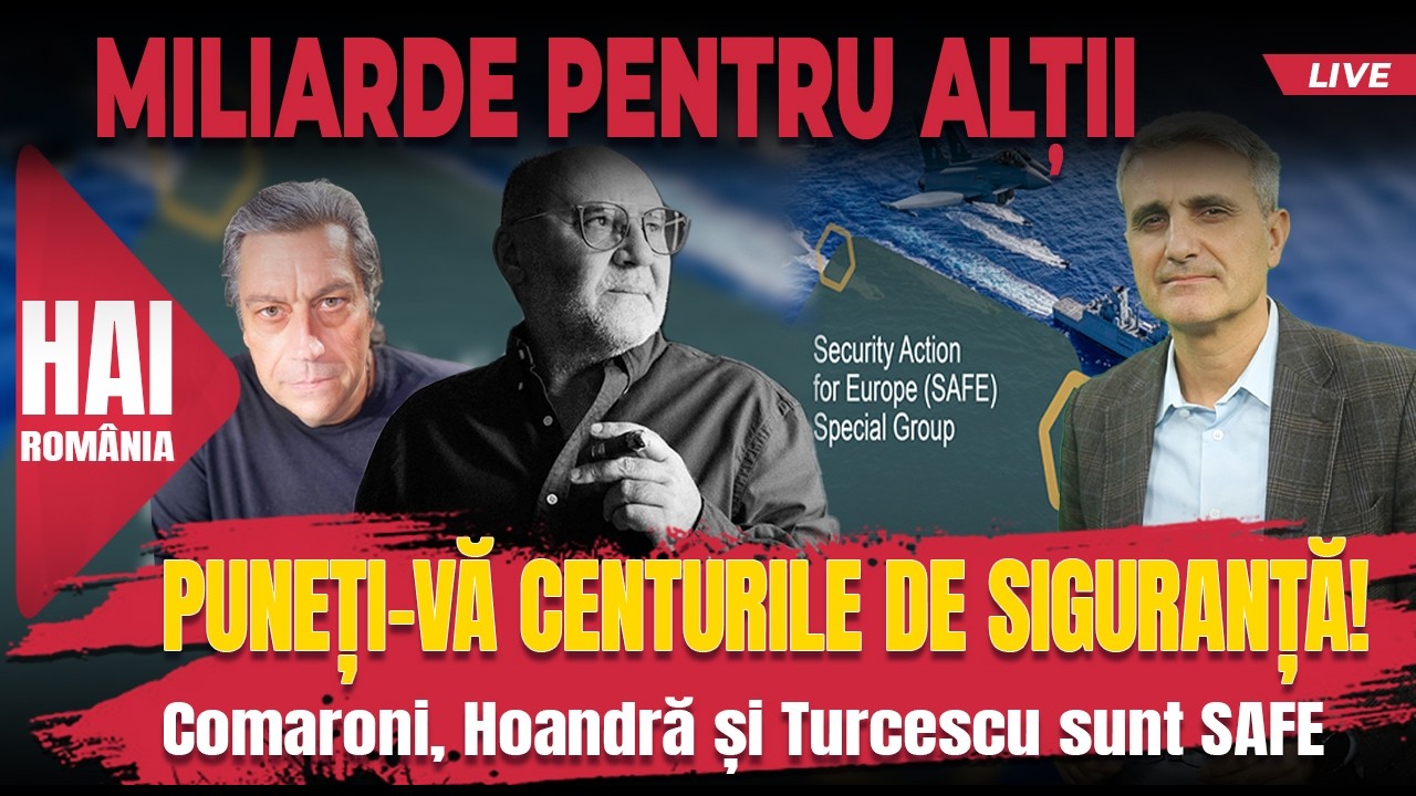 Puneți-vă centurile de siguranță! Hai LIVE cu Turcescu