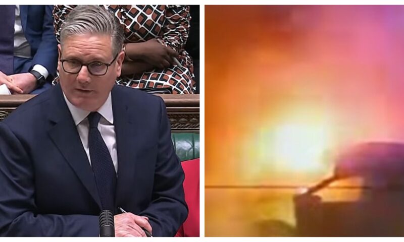 Trei bărbați, între care și un român, ar fi primit bani pentru incendieri în lanț legate de Keir Starmer. Cine i-ar fi coordonat