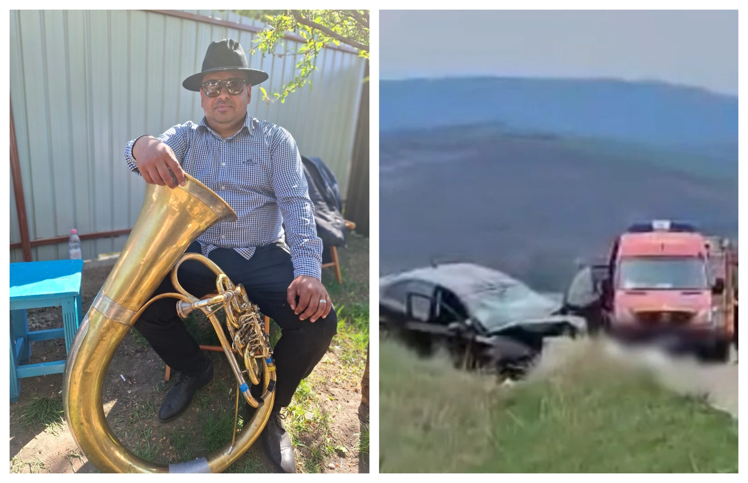 Lăutar apreciat din Vaslui, mort într-un accident rutier grav. Fiica sa, în stare critică la spital