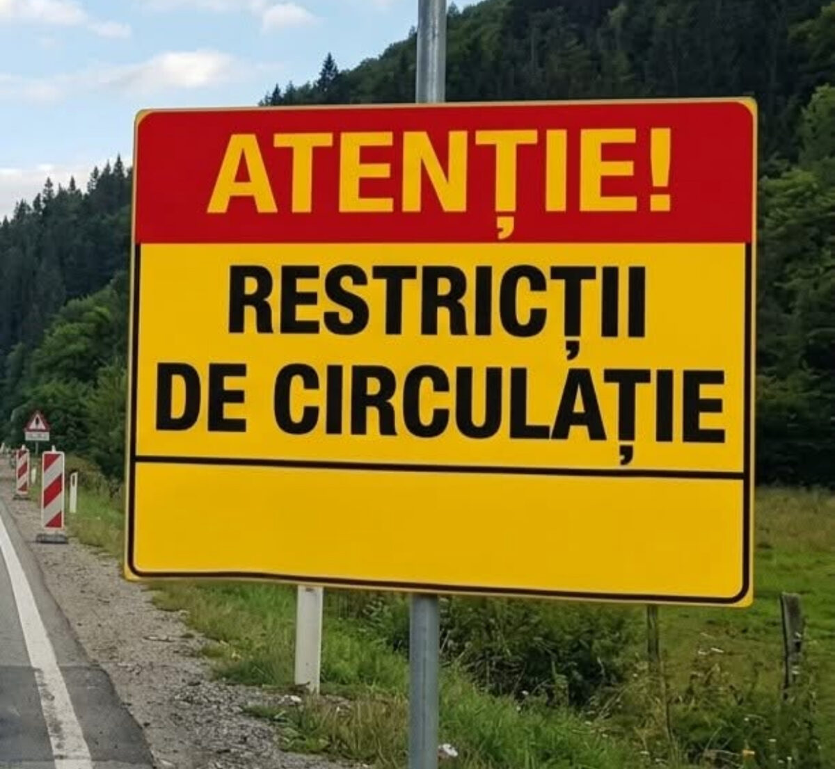 Trafic îngreunat pe Drumul Expres dintre Pitești și Craiova din cauza lucrărilor. Restricții de Paștele catolic pentru transportatori