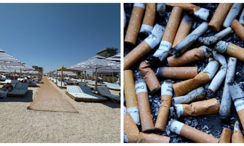 Delimitarea plajelor în zone pentru fumători. O măsură dificil de aplicat pentru administratori