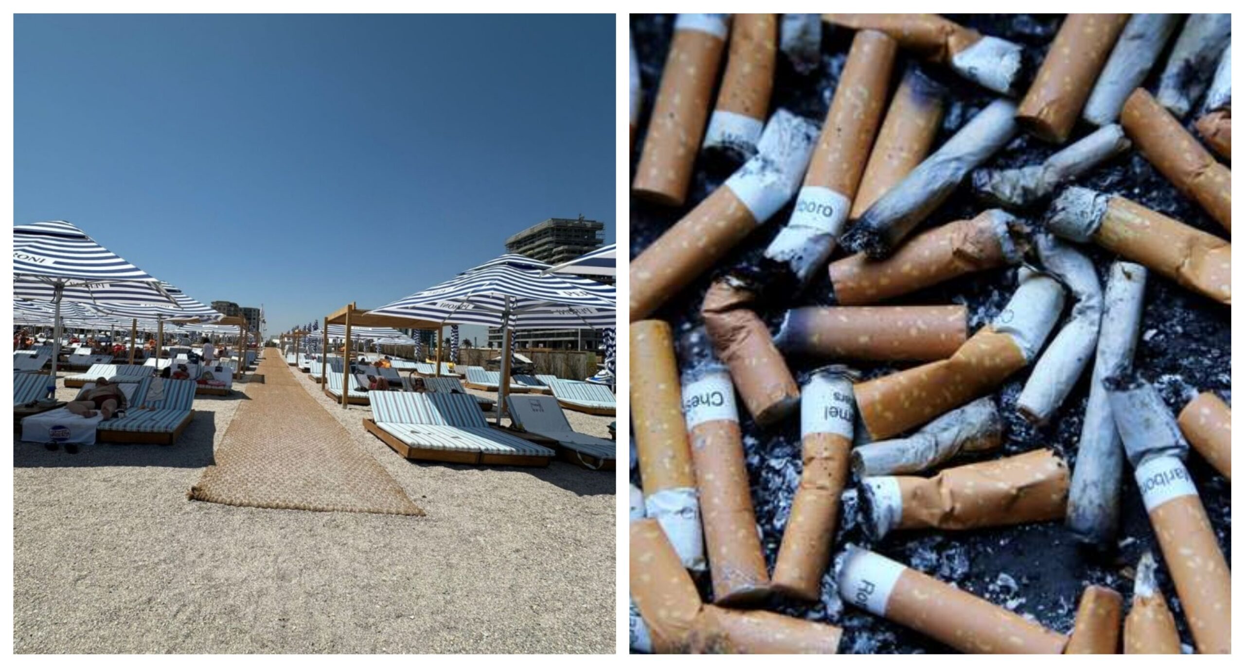 Delimitarea plajelor în zone pentru fumători. O măsură dificil de aplicat pentru administratori