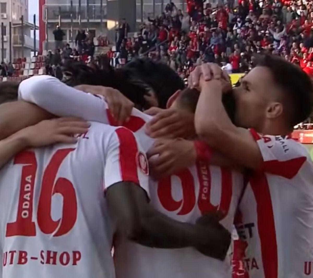 UTA Arad s-a impus în fața lui FC Botoșani, scor 3-1, în play-out-ul Superligii