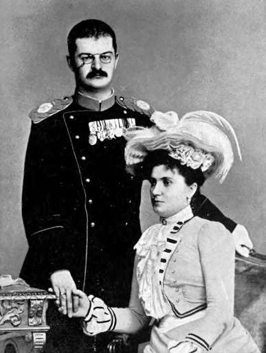 Regele Serbiei Alexandru I şi regina Draga