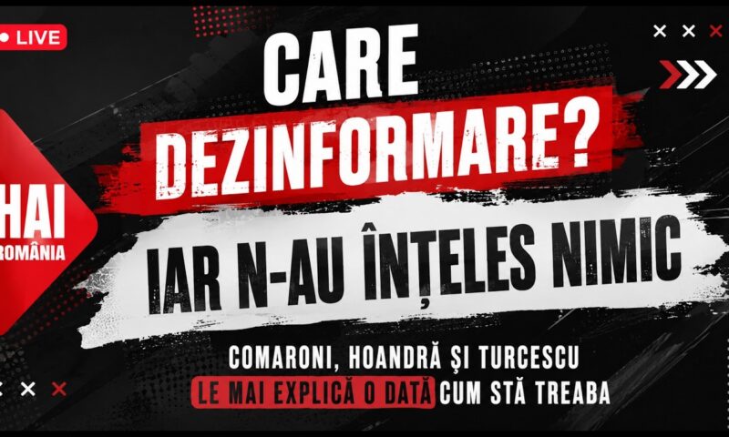 N-au înțeles nimic. Hai LIVE cu Turcescu