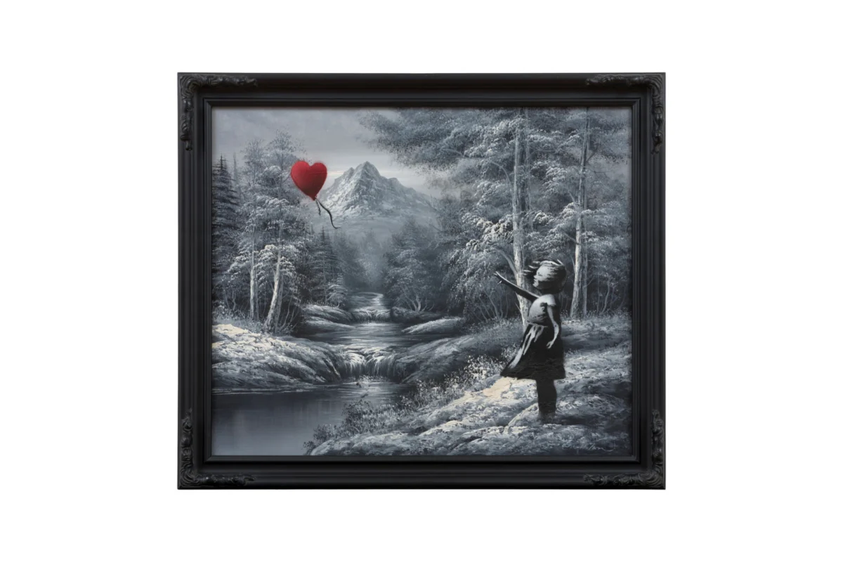 O lucrare a lui Banksy va fi scoasă la licitație