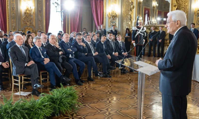 Moment special pentru Cristi Chivu: întâlnire cu președintele Italiei înaintea finalei Cupei