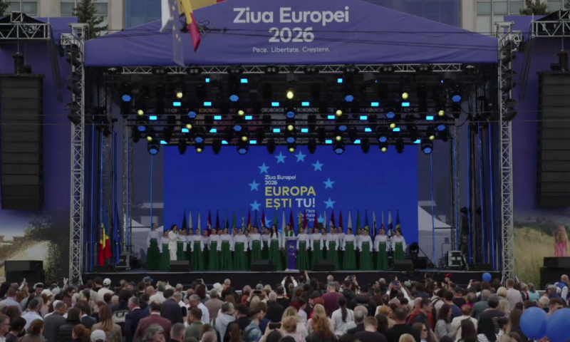 Ziua de 9 mai la Chişinău. Pro-europenii sărbătoresc Ziua Europei