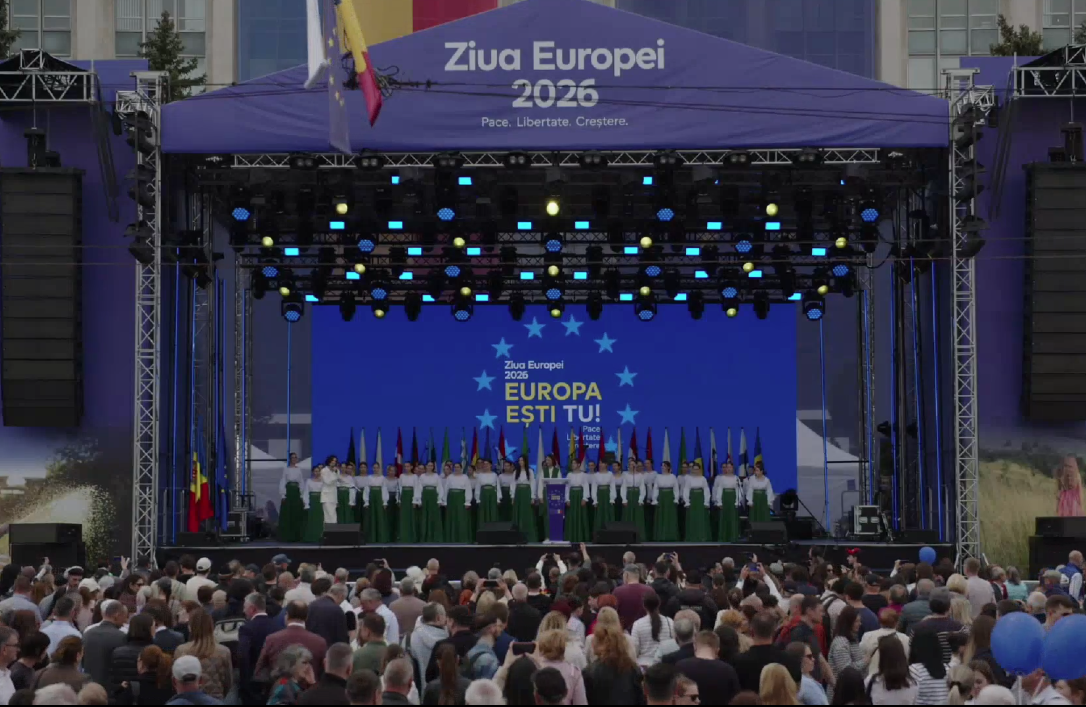 Ziua de 9 mai la Chişinău. Pro-europenii sărbătoresc Ziua Europei