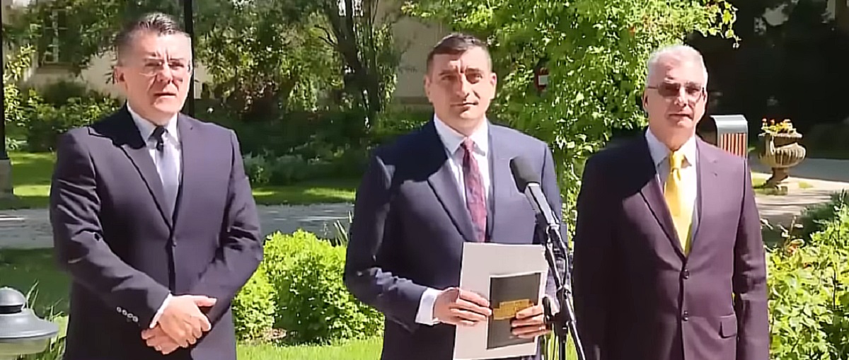 Delegația AUR la Cotroceni