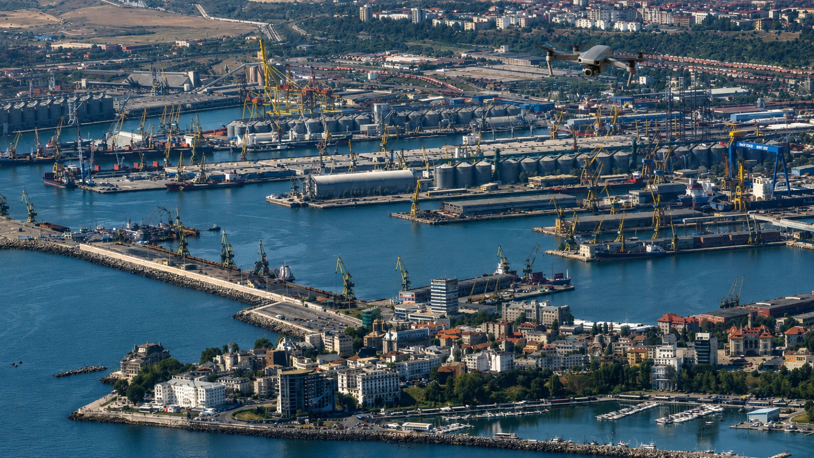Dronă Portul Constanța