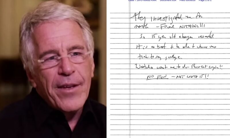 Ce conține, de fapt, presupusul bilet de adio al lui Jeffrey Epstein și cum poate schimba cursul anchetei