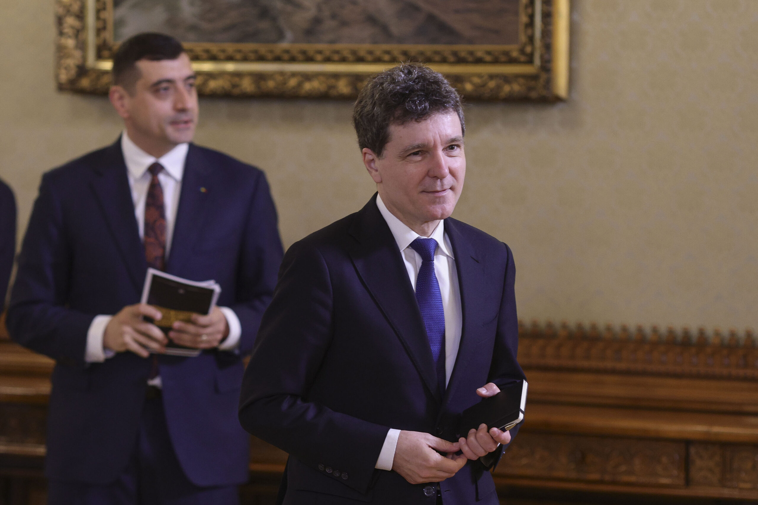 George Simion, moment stânjenitor la Cotroceni. Imagini de la întâlnirea cu Nicușor Dan