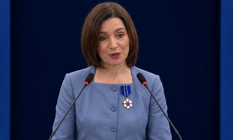 Maia Sandu, întreruptă în Parlamentul European de Cristian Rizea: Este un dictator