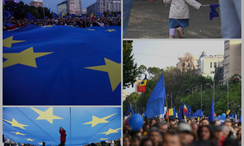 Marș în Capitală, de Ziua Europei. Programul complet și zonele afectate de restricții