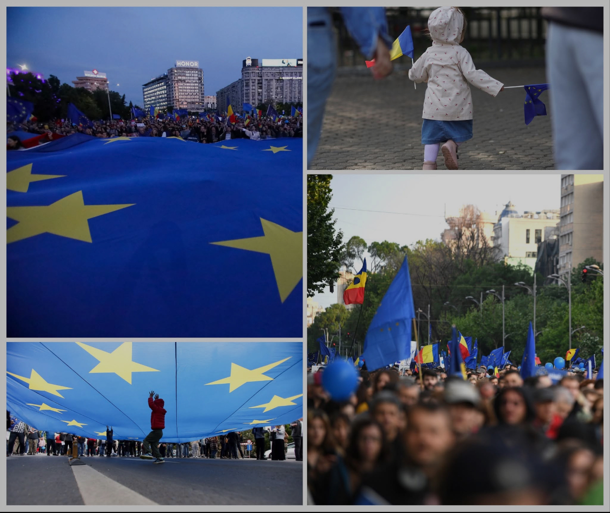 Marș în Capitală, de Ziua Europei. Programul complet și zonele afectate de restricții