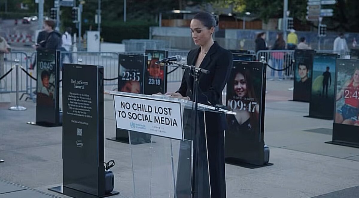 Meghan a traversat 6.000 de mile pentru un discurs. Imaginile din sală au devenit virale