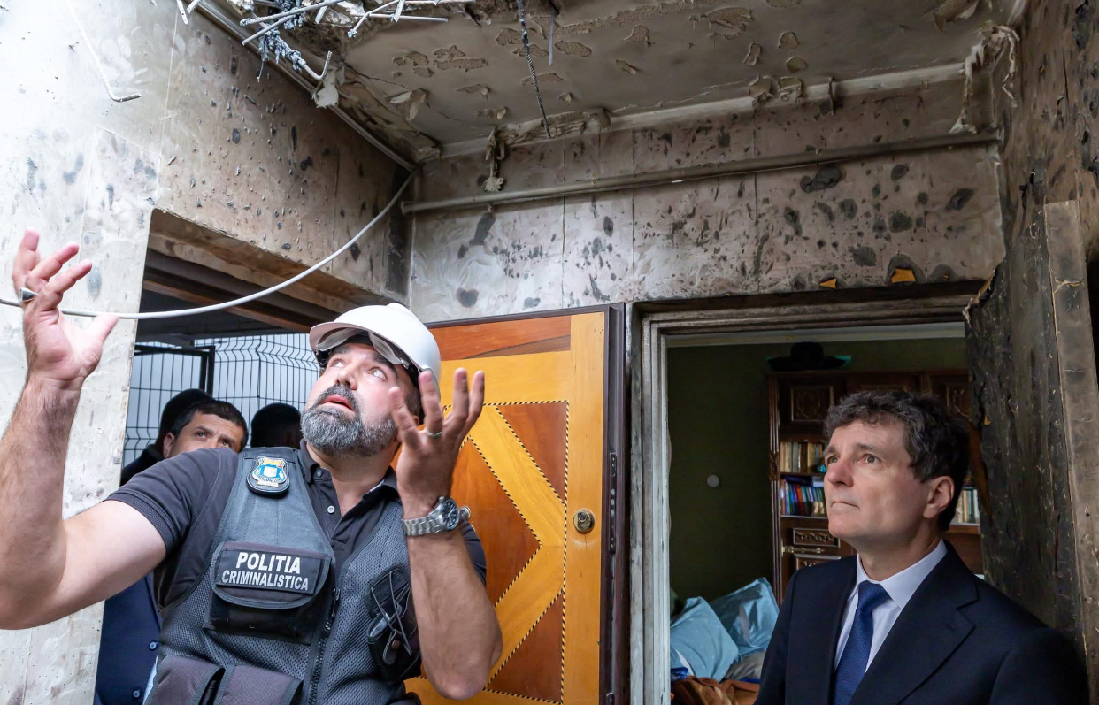 Nicușor Dan îi liniștește pe români după vizita făcută la Galați
