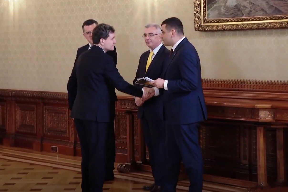Nicușor Dan și George Simion
